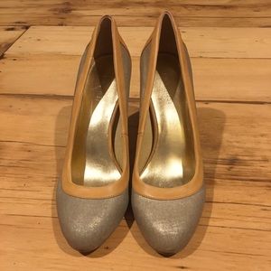 Nine West metallic heels